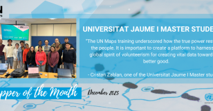 UJI Master’s Students Named UN Mappers of the Month – December 2025 UJI Master’s Students Named UN Mappers of the Month – December 2025